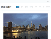 Tablet Screenshot of paullisicky.net